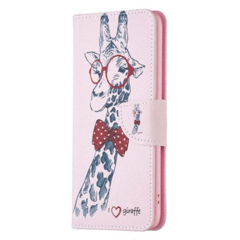 Δερματινη Θηκη iPhone 16 Pro Max Intello Giraffe