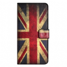 Δερματινη Θηκη iPhone 16 Pro Max Σημαία Union Jack