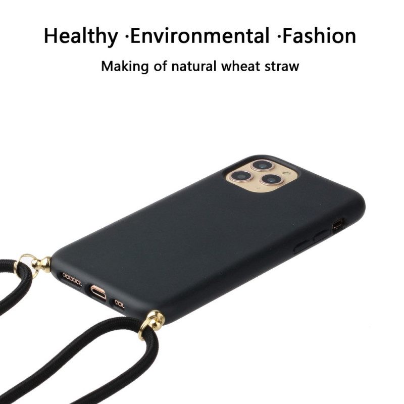 Κάλυμμα iPhone 16 Pro Max Eco-responsible Cord Σιλικόνης