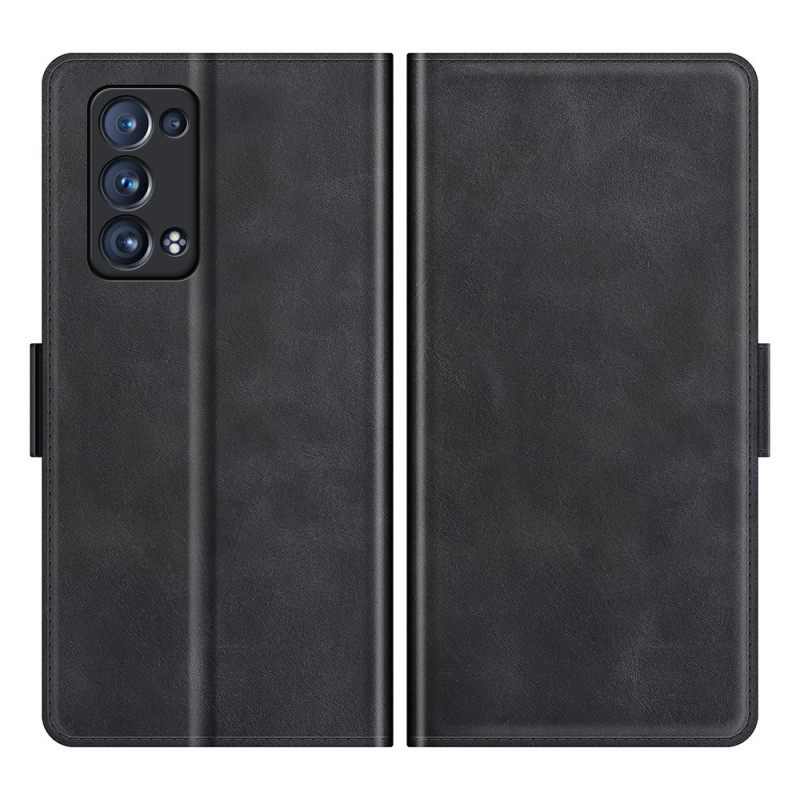 Κάλυμμα Oppo Reno 6 Pro 5G Μαλακό Διπλό Κούμπωμα Skin-touch