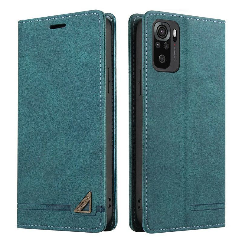 θηκη κινητου Xiaomi Redmi Note 10 5G Θήκη Flip Faux Leather Gq.utrobe