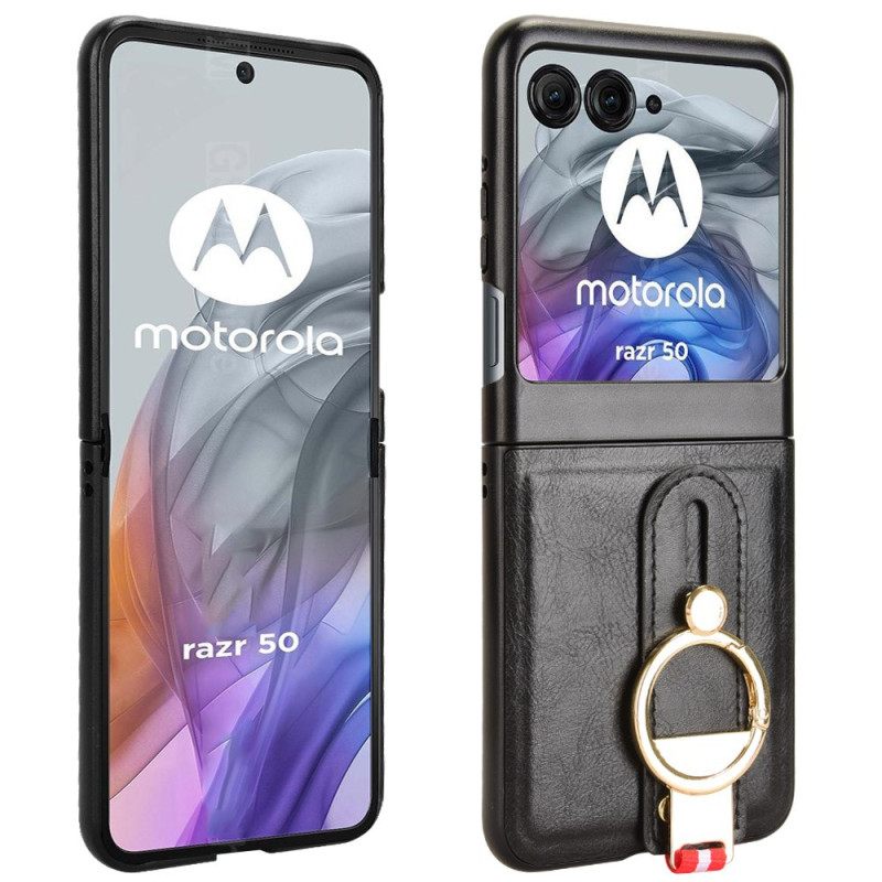 Κάλυμμα Motorola Razr 50 Ανοιχτήρι Μπουκαλιών Και Λουρί