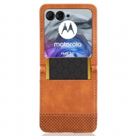 Κάλυμμα Motorola Razr 50 Κάτοχος Κάρτας Vintaga Frieze