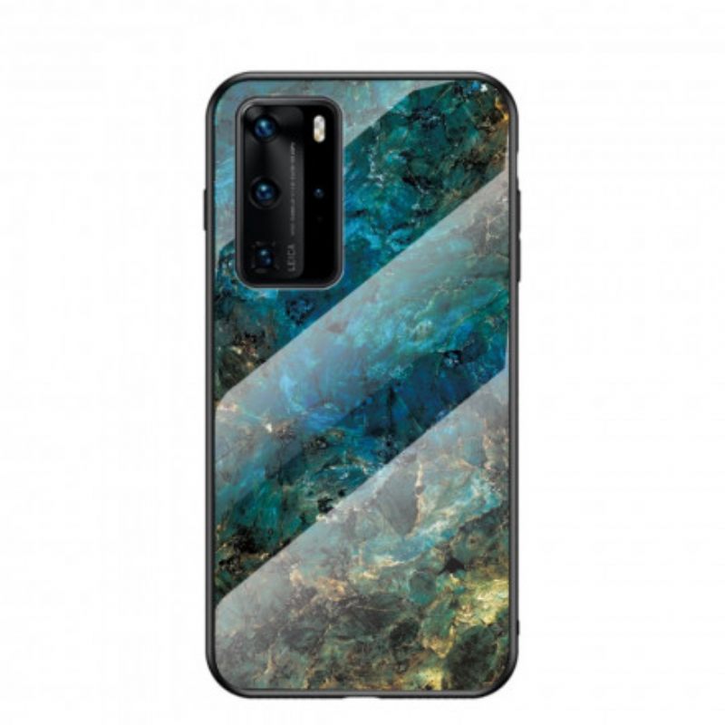 Θήκη Huawei P40 Pro Premium Colors Tempered Glass