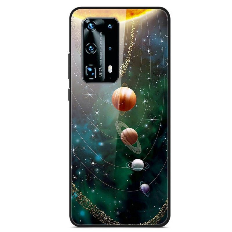 θηκη κινητου Huawei P40 Pro Ηλιακό Σύστημα Planet Tempered Glass