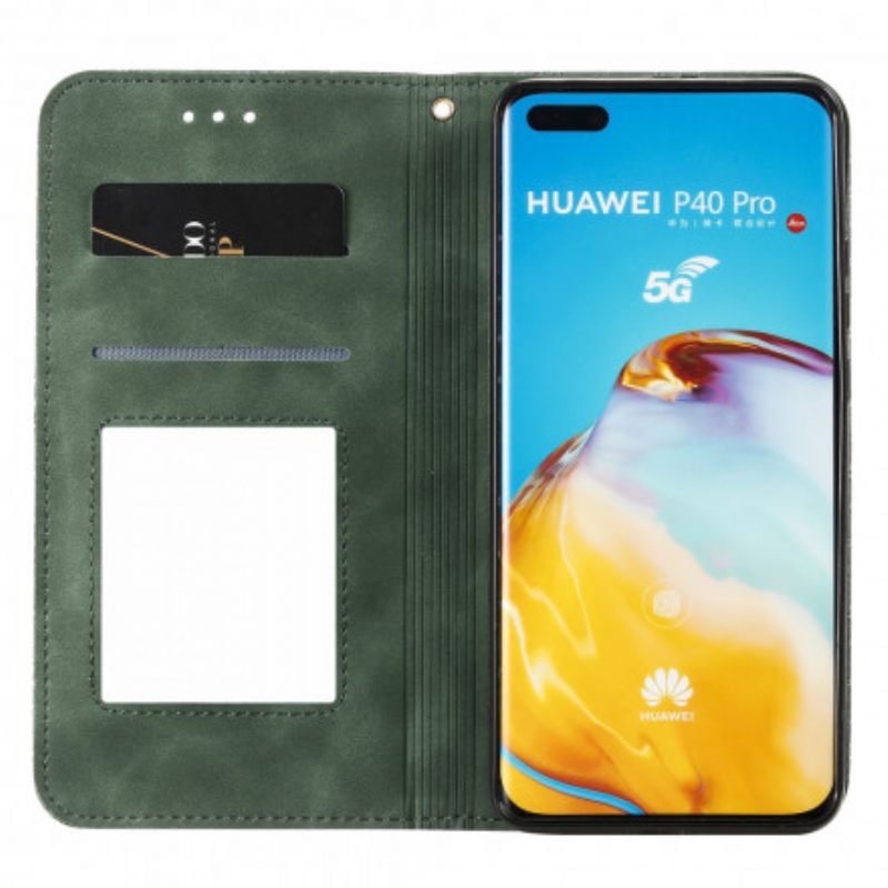 θηκη κινητου Huawei P40 Pro Θήκη Flip Εκτύπωση Αστεριών