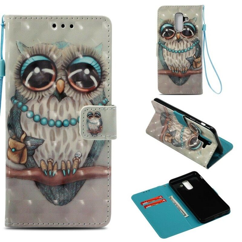 Κάλυμμα Samsung Galaxy A6 Plus Miss Owl 3d