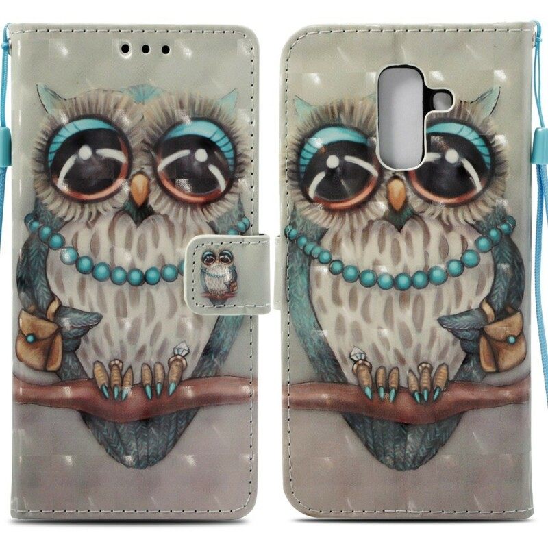 Κάλυμμα Samsung Galaxy A6 Plus Miss Owl 3d