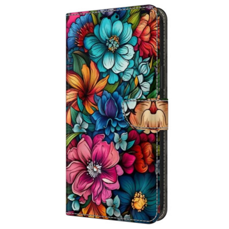 Δερματινη Θηκη Samsung Galaxy A16 5g Floral Pattern