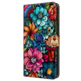 Δερματινη Θηκη Samsung Galaxy A16 5g Floral Pattern