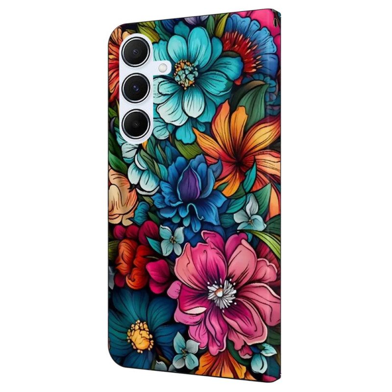 Δερματινη Θηκη Samsung Galaxy A16 5g Floral Pattern