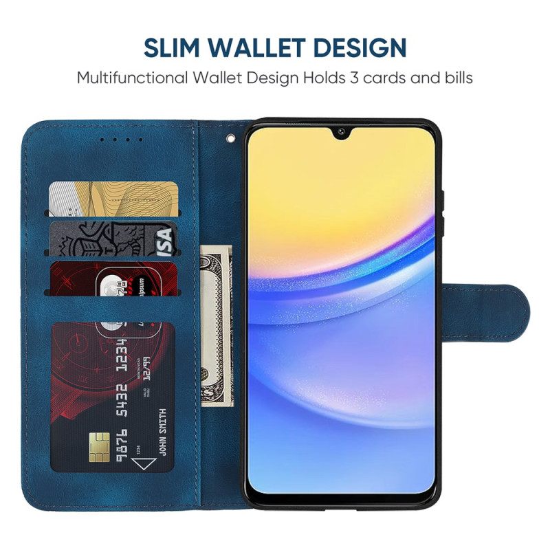 Δερματινη Θηκη Samsung Galaxy A16 5g Suede Effect Lines Σιλικόνης