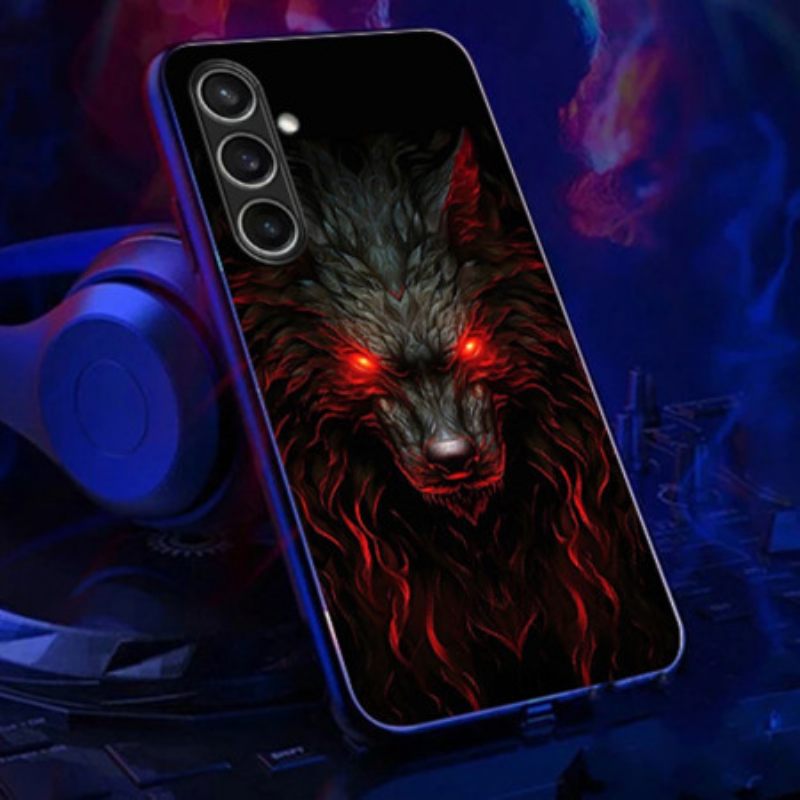 Κάλυμμα Samsung Galaxy A16 5g Καλέστε Το Flash Series Red-eyed Wolf