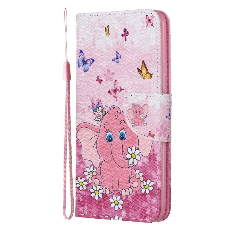 δερματινη θηκη Google Pixel 4 Baby Elephant Pink