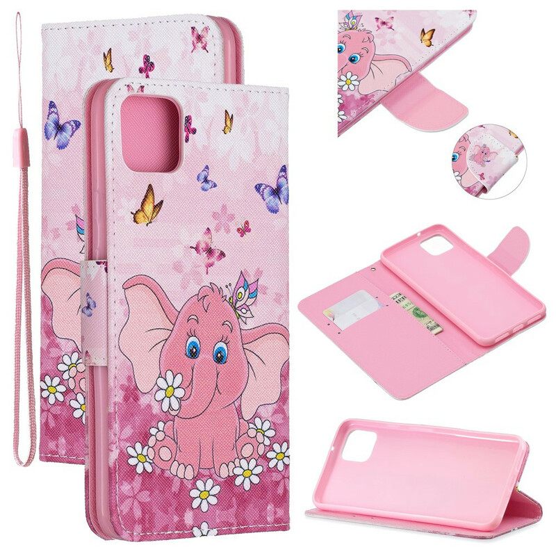 δερματινη θηκη Google Pixel 4 Baby Elephant Pink