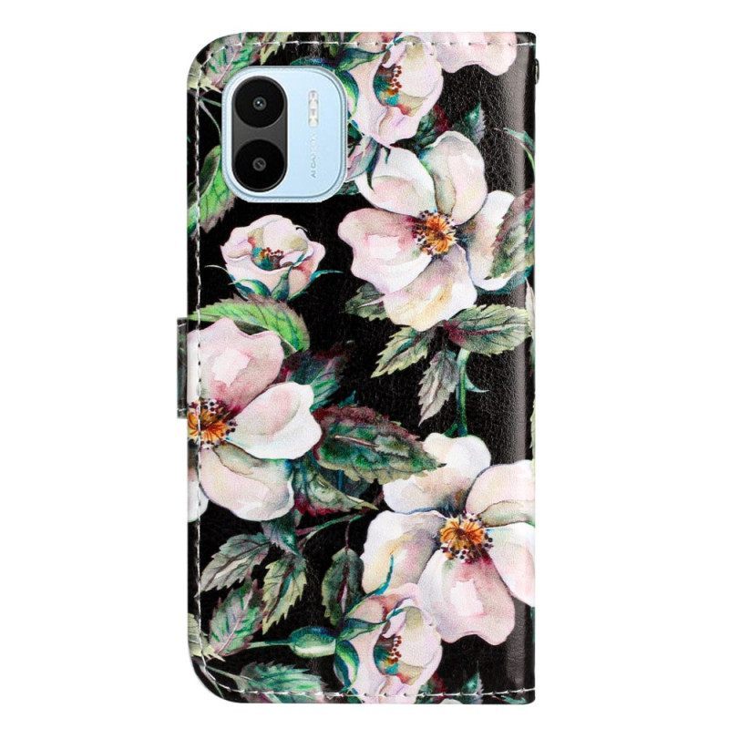 Κάλυμμα Xiaomi Redmi A1 με κορδονι Strap Magnolias