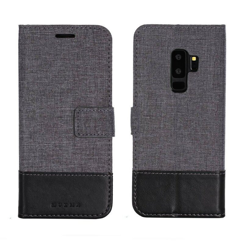 Κάλυμμα Samsung Galaxy S9 Plus Muxma Fabric And Leather Effect