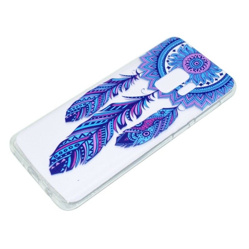 Θήκη Samsung Galaxy S9 Plus Διαφανή Dream Catcher Blue Feathers