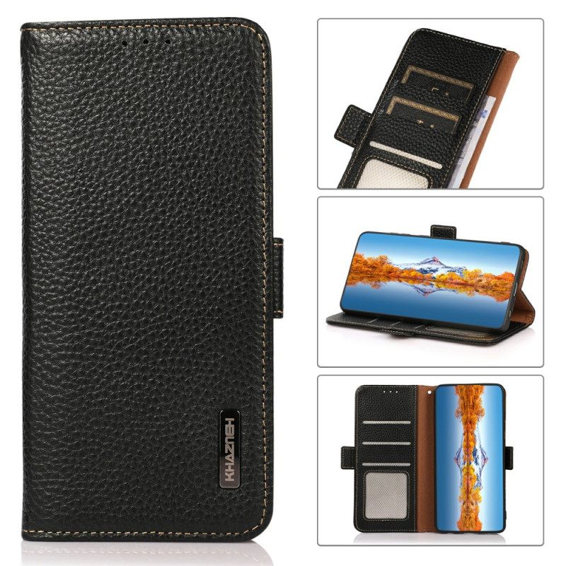 Δερματινη Θηκη Motorola Edge 50 Neo Khazneh Litchi Leather