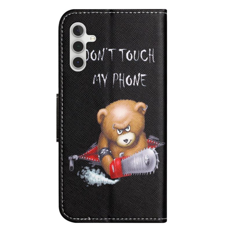 Δερματινη Θηκη Samsung Galaxy S24 Fe Angry Bear Σιλικόνης