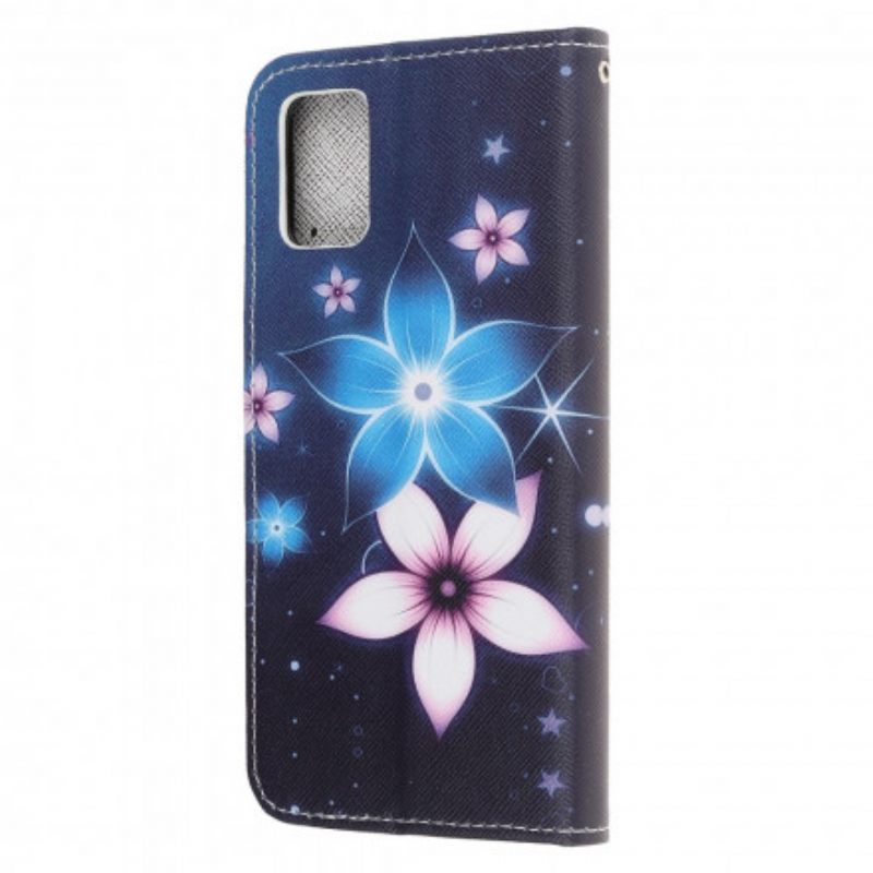 Κάλυμμα Samsung Galaxy A71 5G με κορδονι Lunar Strap Flowers