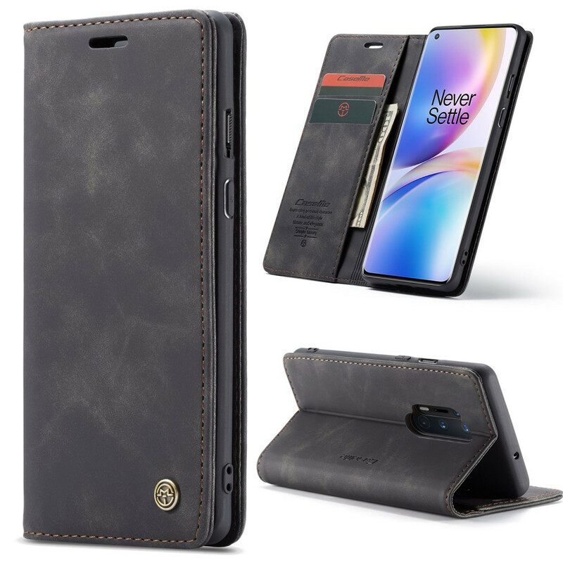 θηκη κινητου OnePlus 8 Pro Θήκη Flip Caseme Faux Leather