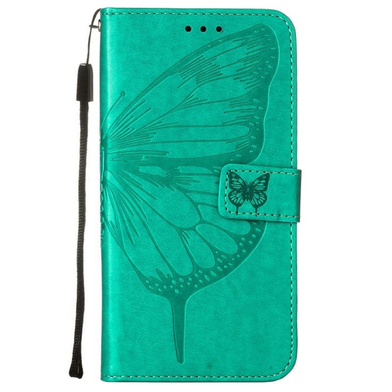 Κάλυμμα Samsung Galaxy S23 Plus 5G με κορδονι Μπαρόκ Strappy Butterfly