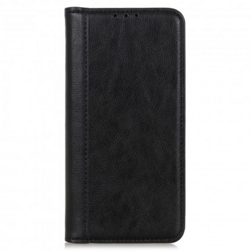 θηκη κινητου Motorola Edge 20 Pro Θήκη Flip Έκδοση Litchi Split Leather