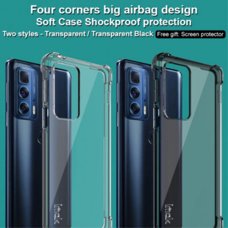 Θήκη Motorola Edge 20 Pro Καθαρισμός Με Φιλμ Οθόνης Imak