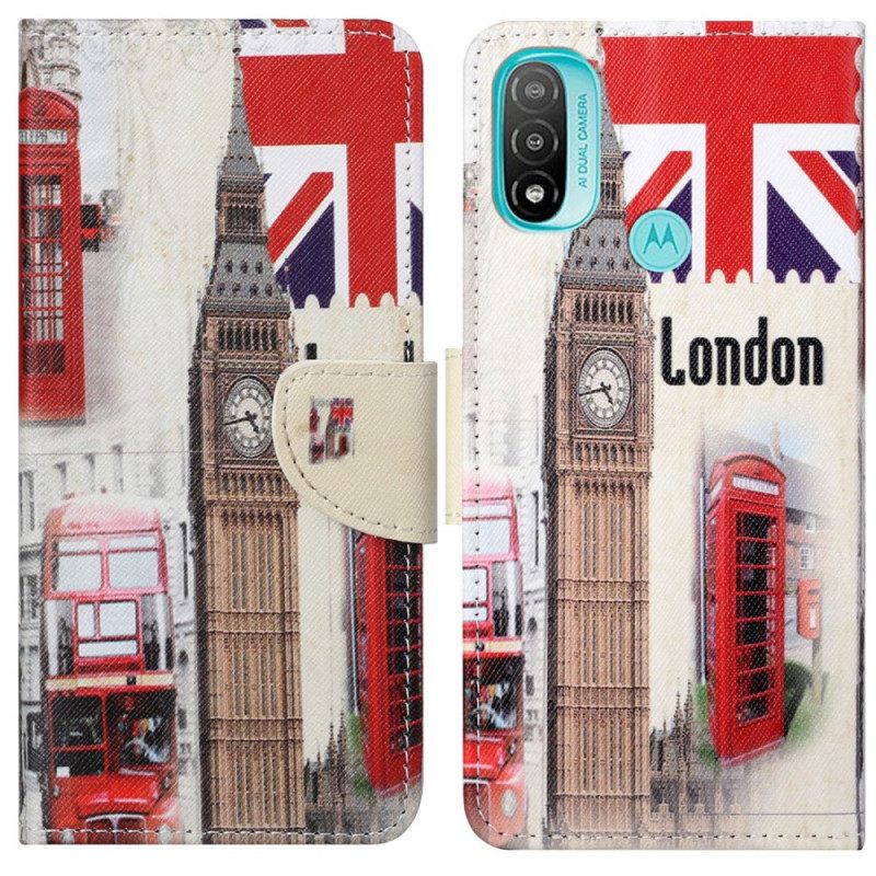 δερματινη θηκη Moto G71 5G London Life