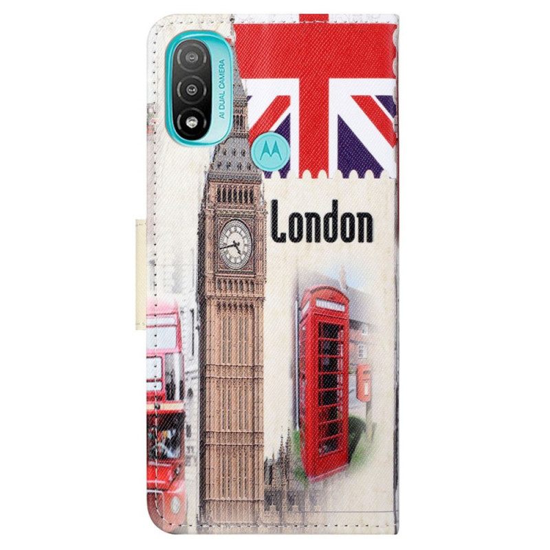 δερματινη θηκη Moto G71 5G London Life