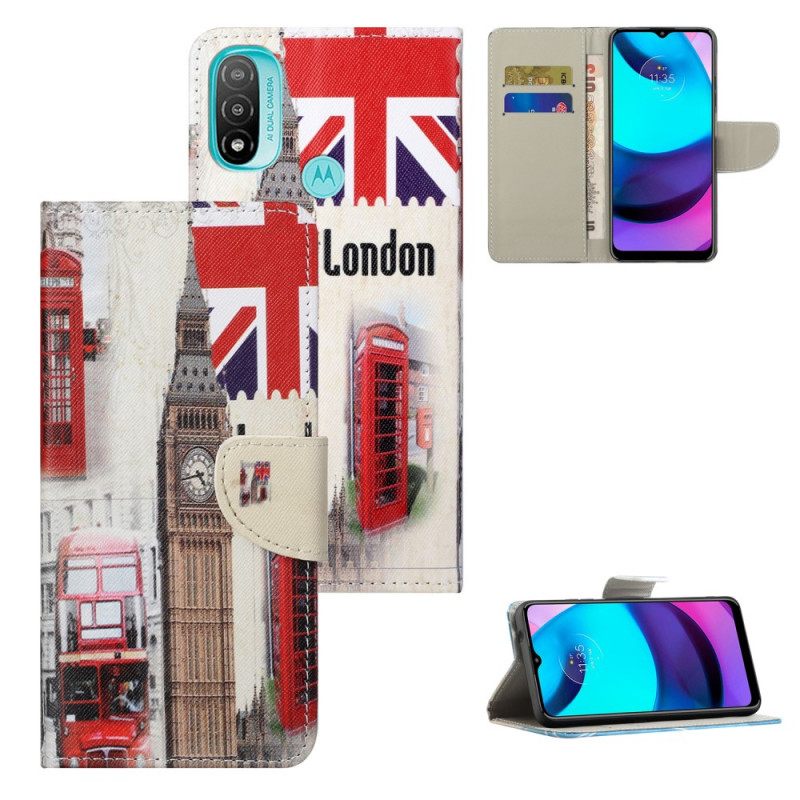 δερματινη θηκη Moto G71 5G London Life