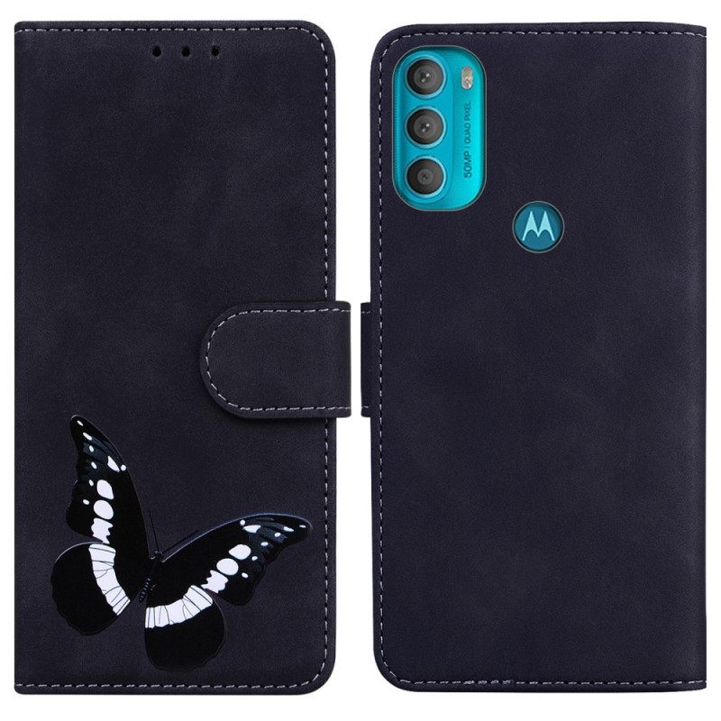 Κάλυμμα Moto G71 5G Πεταλούδα Skin-touch