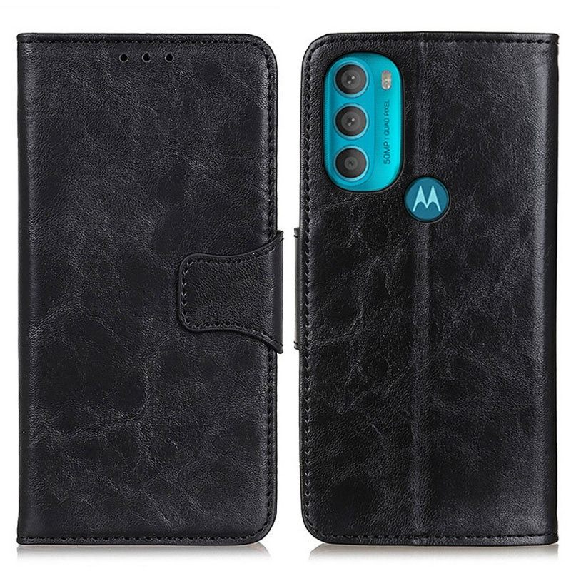 Κάλυμμα Moto G71 5G Θήκη Flip Μαγνητικό Πτερύγιο Διπλής Όψης