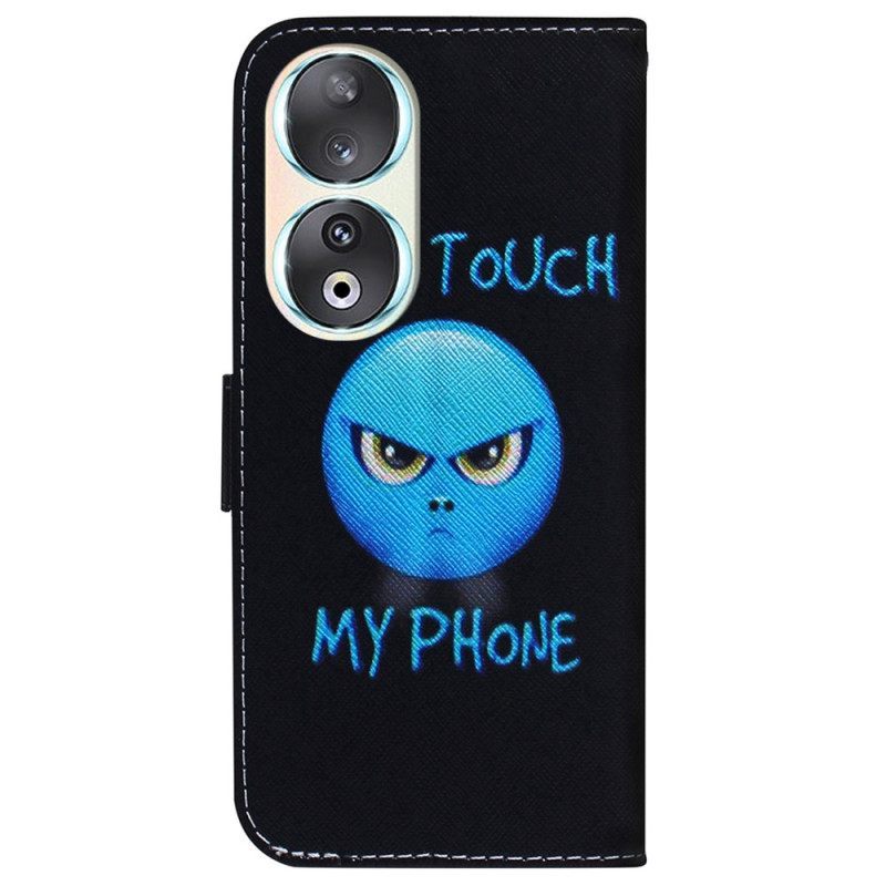 δερματινη θηκη Honor 90 Τηλέφωνο Emoji