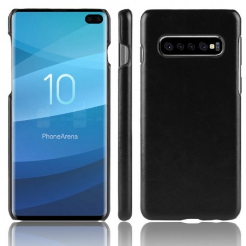 θηκη κινητου Samsung Galaxy S10 Plus Δερμάτινο Εφέ Litchi