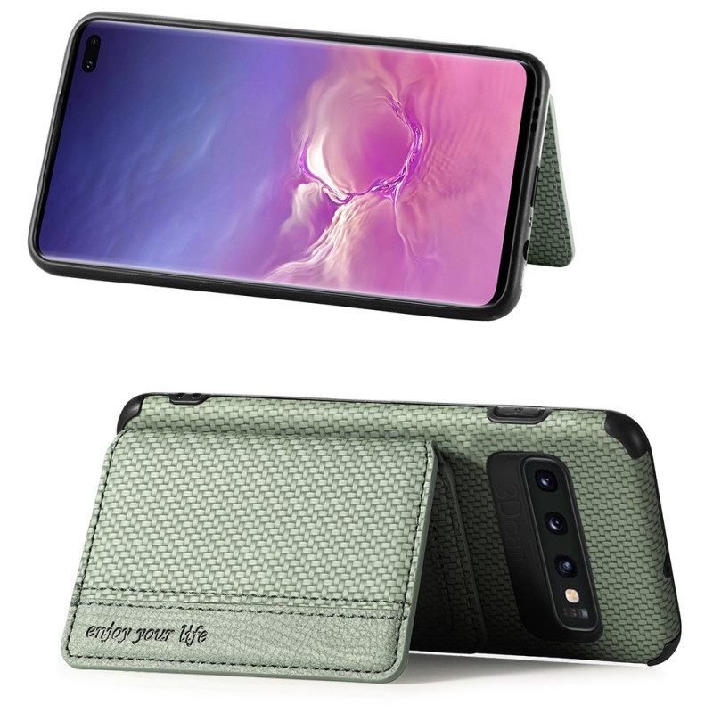 Θήκη Samsung Galaxy S10 Plus Βάση Στήριξης Κάρτας Rfid