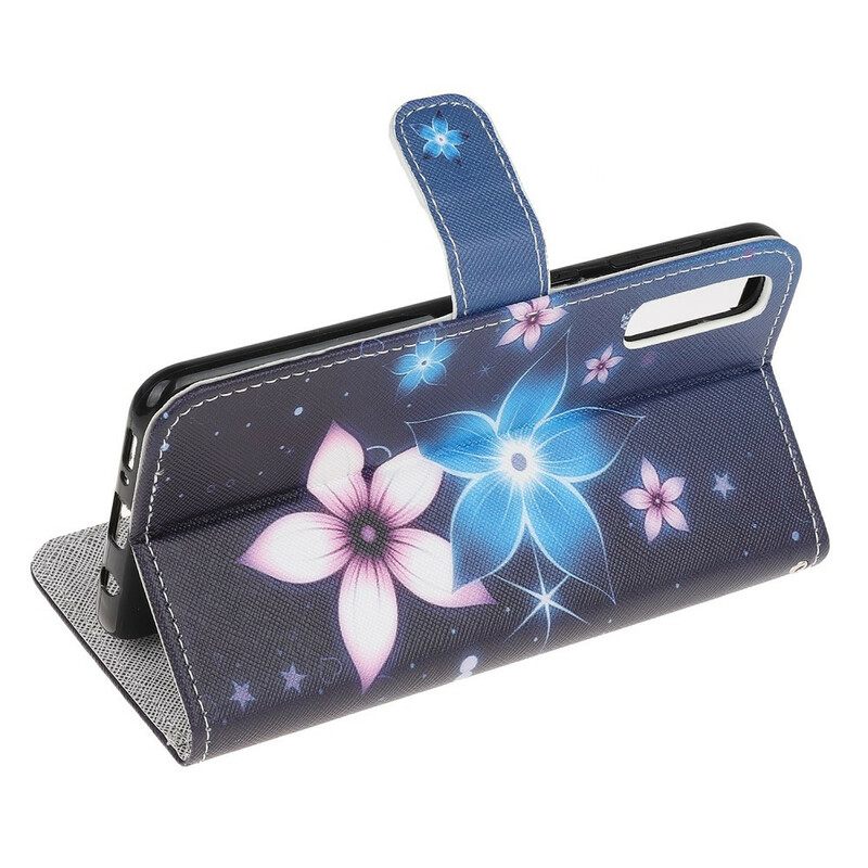 Κάλυμμα Huawei P Smart S με κορδονι Lunar Strap Flowers