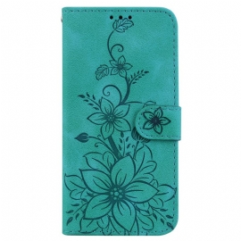 Δερματινη Θηκη Motorola Edge 50 Pro Floral Pattern