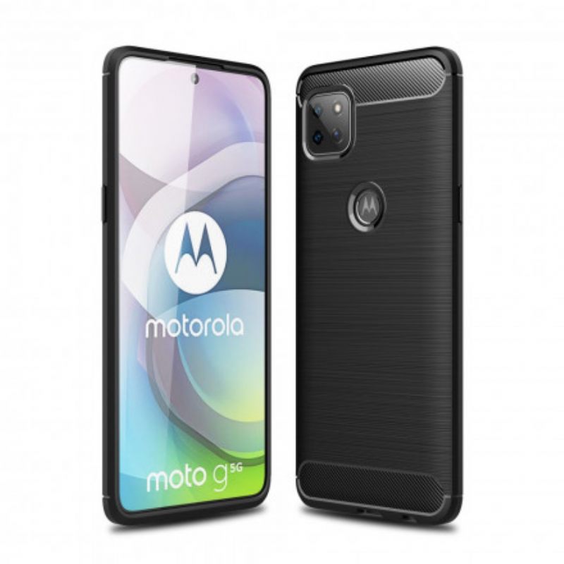 Θήκη Moto G 5G Βουρτσισμένη Ίνα Άνθρακα