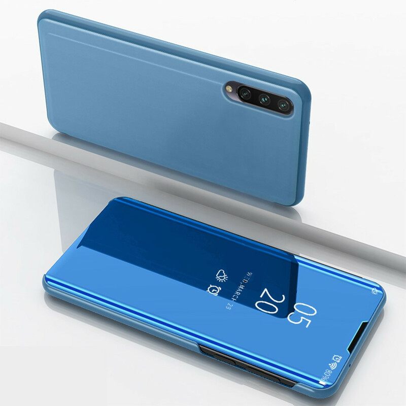 θηκη κινητου Xiaomi Mi 9 Lite Καθρέφτης Και Συνθετικό Δέρμα