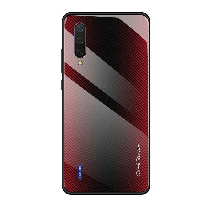 Θήκη Xiaomi Mi 9 Lite Γυαλί Με Ανθρακονήματα