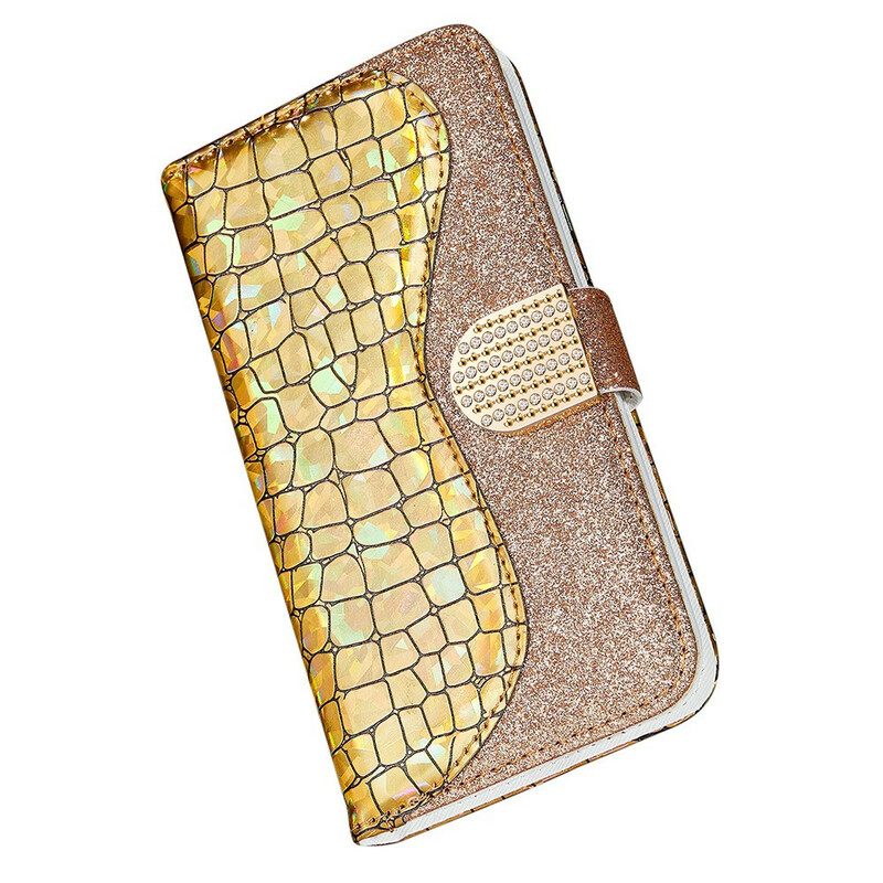 Κάλυμμα iPhone 13 Mini Crocodile Diamonds