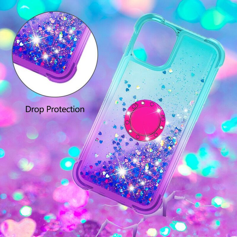 Θήκη iPhone 13 Mini Glitter Ring-support