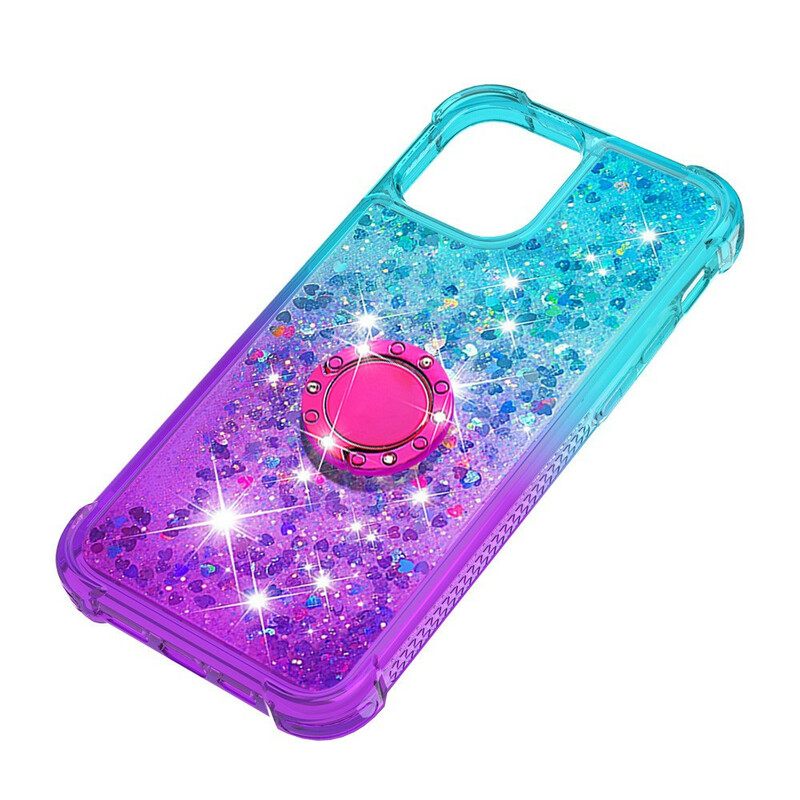 Θήκη iPhone 13 Mini Glitter Ring-support