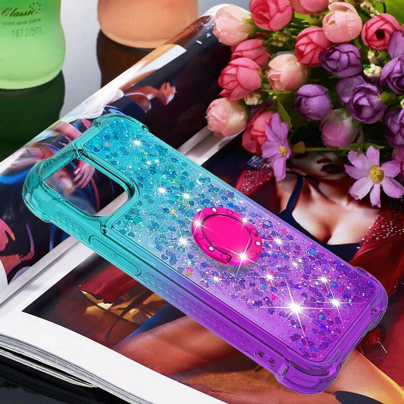 Θήκη iPhone 13 Mini Glitter Ring-support