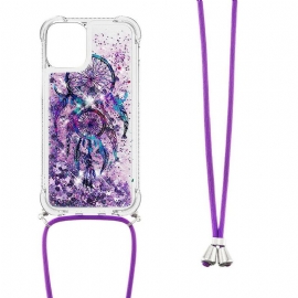 Θήκη iPhone 13 Mini με κορδονι Dream Catcher Glitter Cord