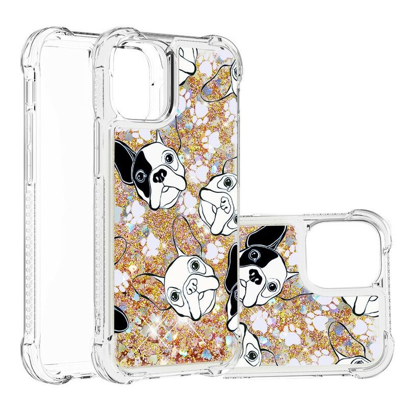 Θήκη iPhone 13 Mini Mr Dog Glitter