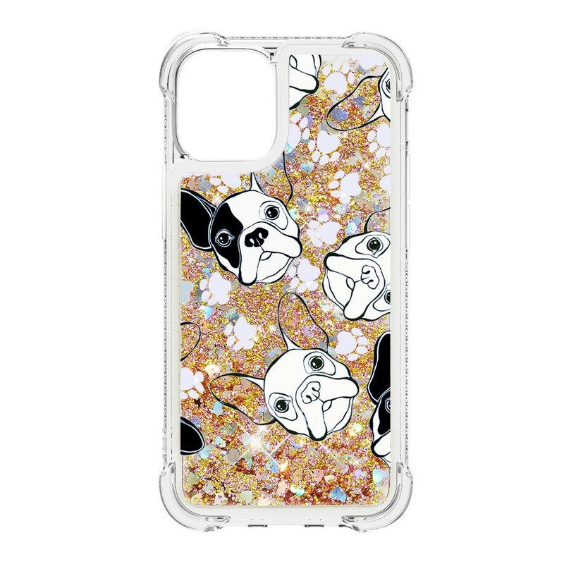 Θήκη iPhone 13 Mini Mr Dog Glitter