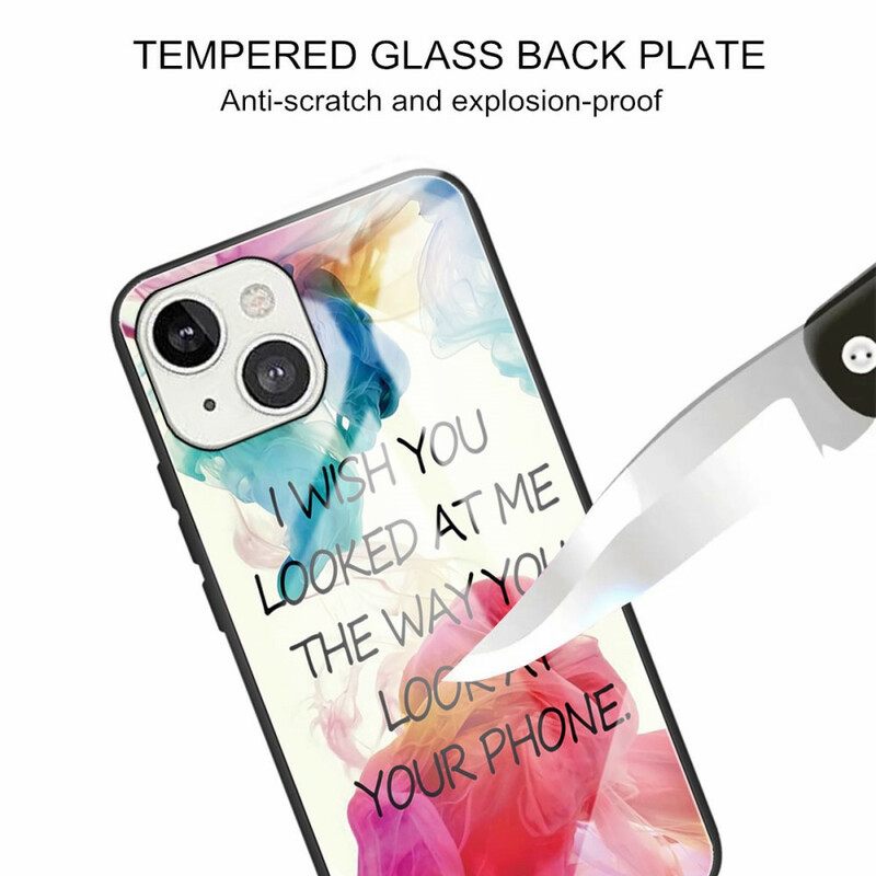 Θήκη iPhone 13 Mini Tempered Glass I Wish